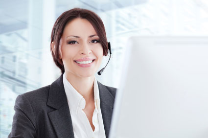 Business women on the phone